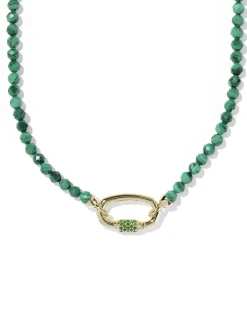 Emery Gold Beaded Strand Necklace
