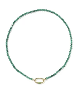 Emery Gold Beaded Strand Necklace