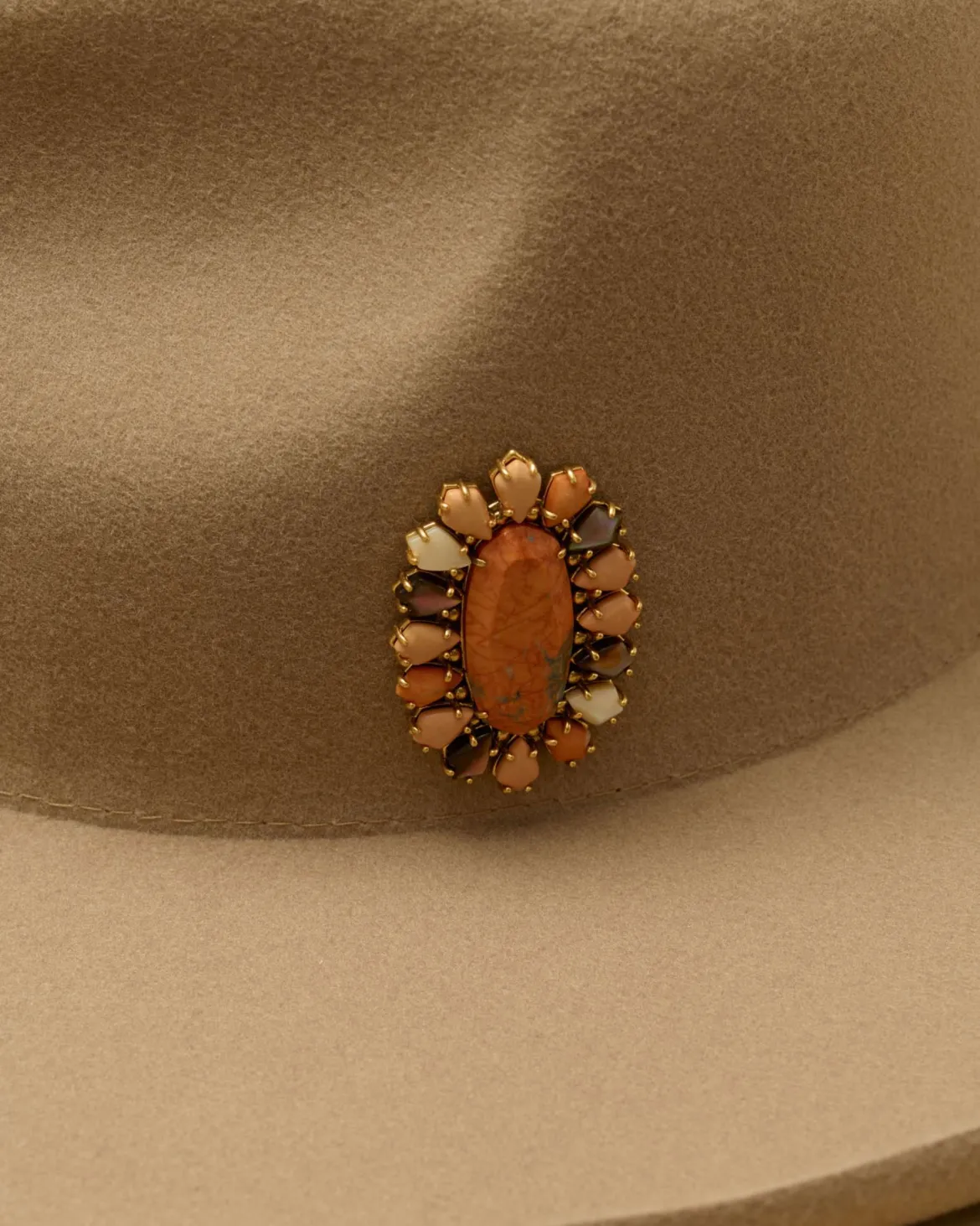 Flynn Vintage Gold Hat Pin
