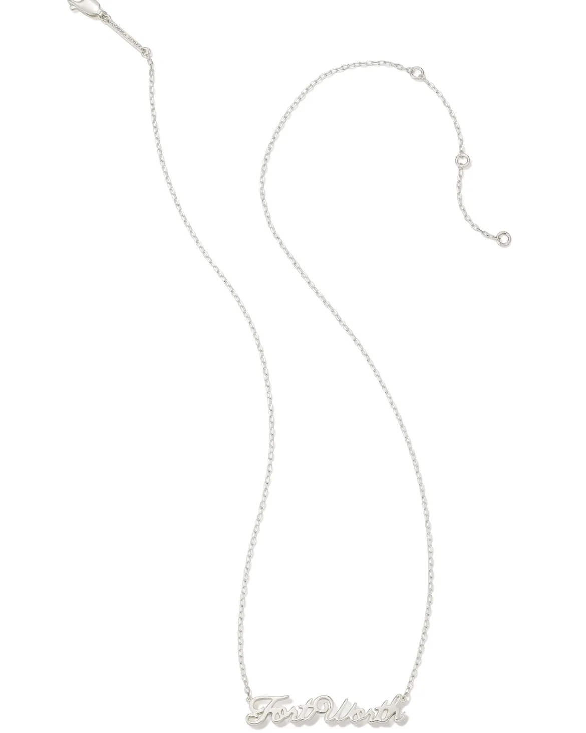 Fort Worth Pendant Necklace in Sterling Silver