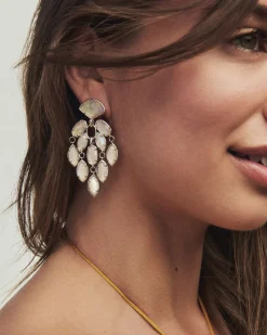 Gwen Silver Statement Earrings