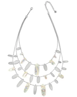 Gwen Silver Statement Necklace