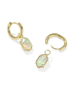 Hallie Gold Huggie Earrings