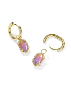 Hallie Gold Huggie Earrings