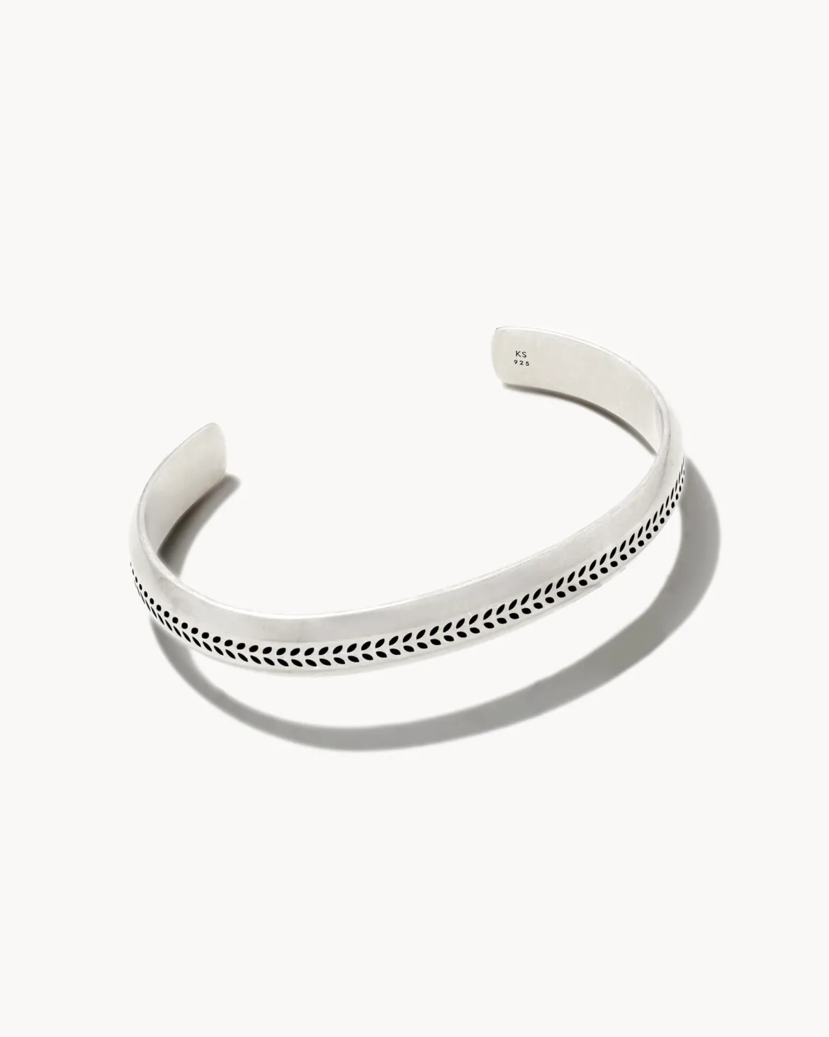 Hicks Cuff Bracelet in Oxidized Sterling Silver