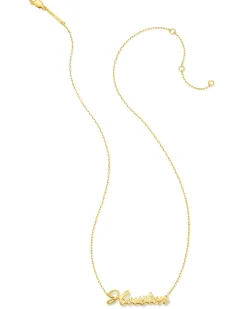 Houston Pendant Necklace in 18k Gold Vermeil