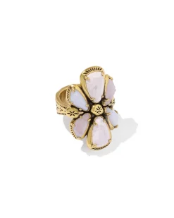 Jamie Vintage Gold Cocktail Ring