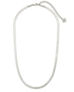 Kassie Chain Necklace in Silver