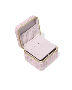 Kendra Scott x LoveShackFancy Small Zip Gold Jewelry Case