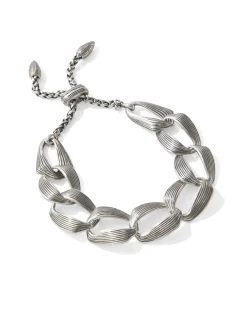 Kira Vintage Silver Chain Bracelet