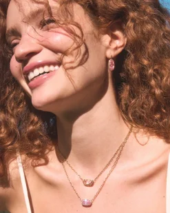 Lee Luxe Gold Drop Earrings