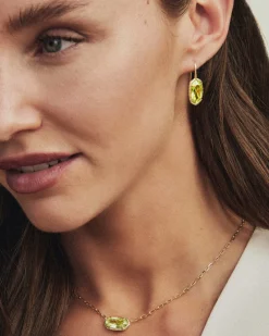 Lee Luxe Gold Drop Earrings