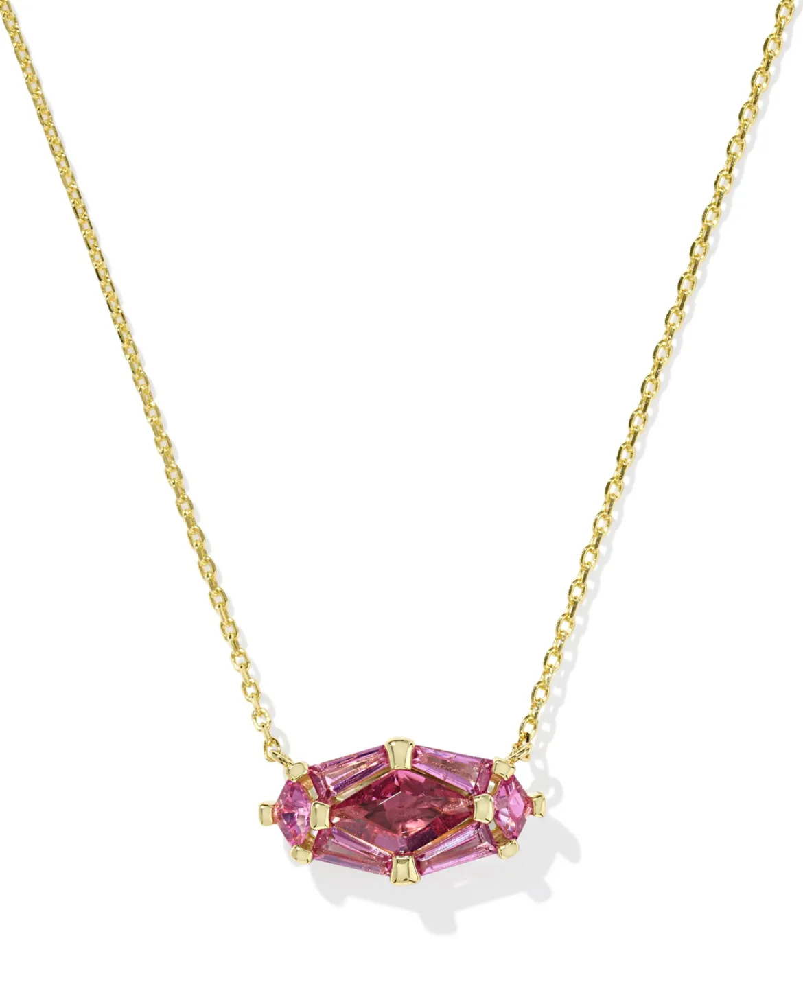 Lindy Rae Elisa Gold Short Pendant Necklace