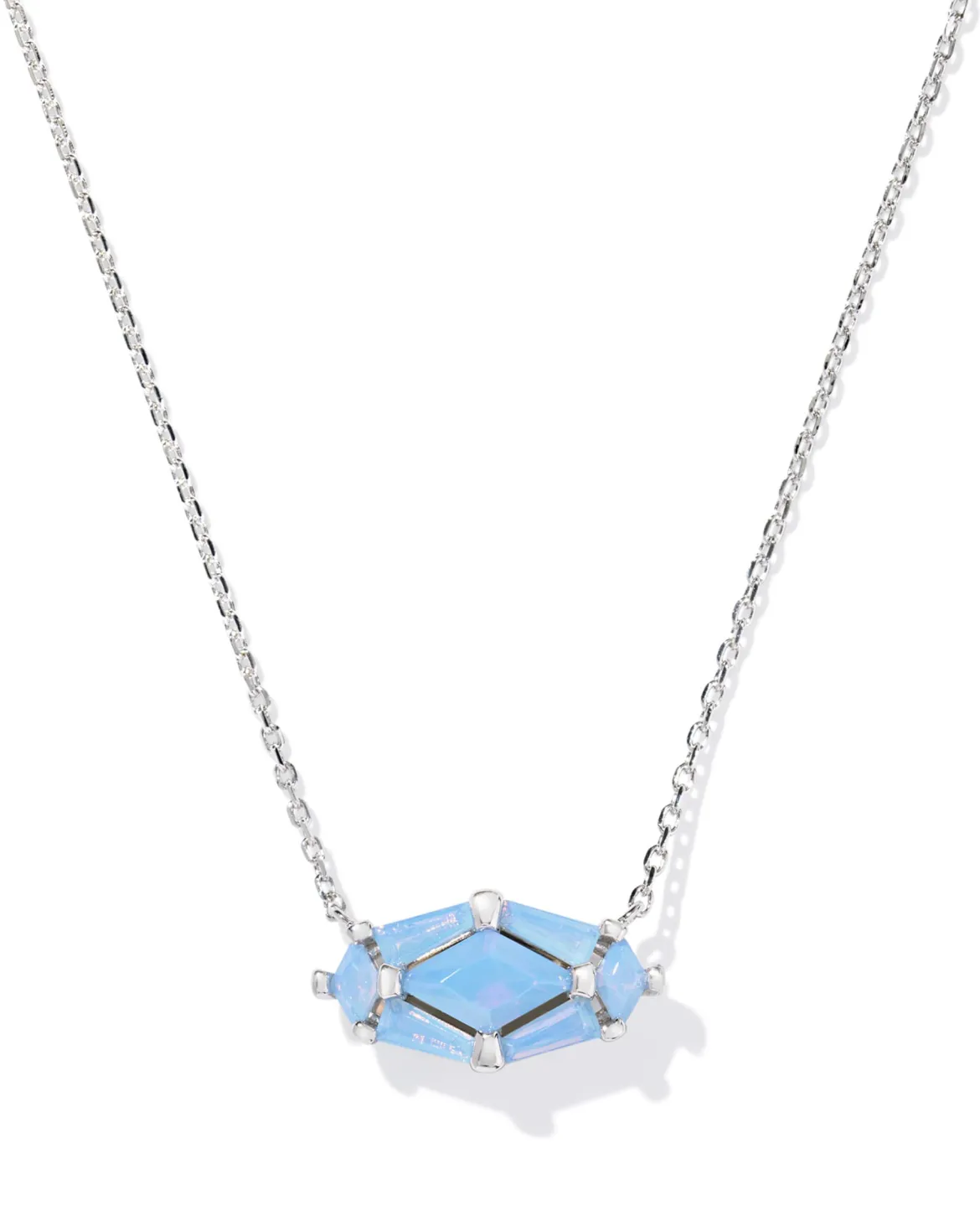Lindy Rae Elisa Silver Short Pendant Necklace