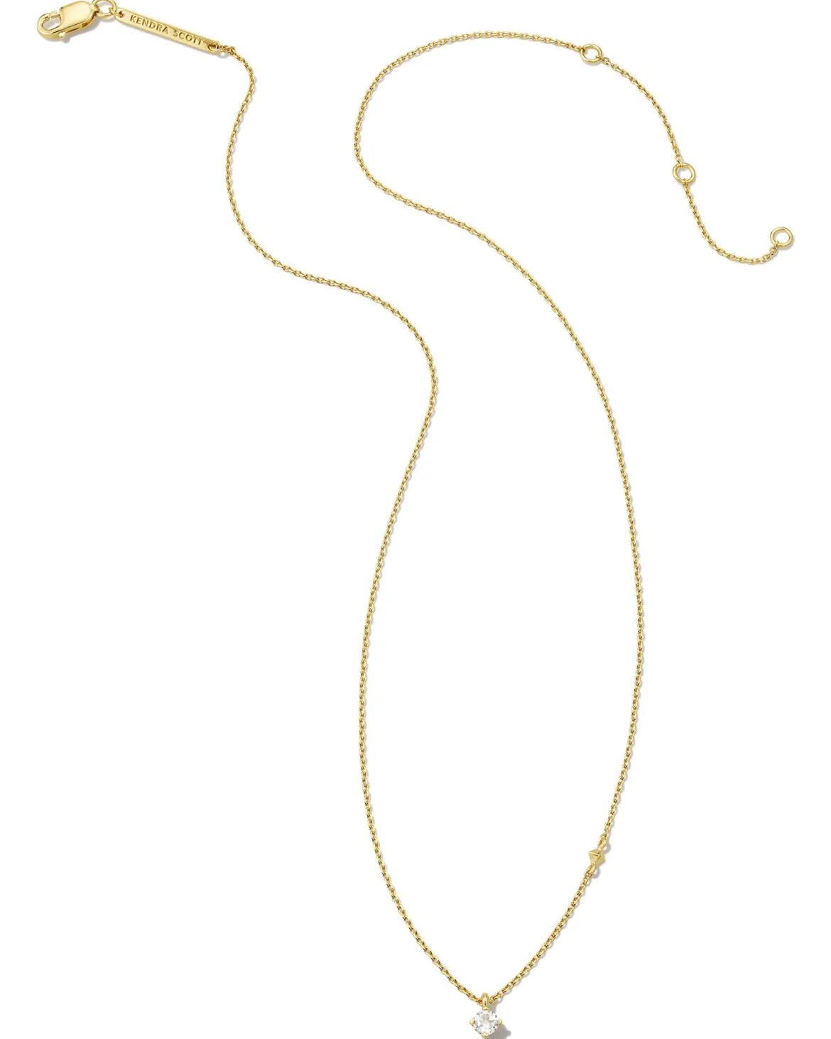 Maisie 18k Gold Vermeil April Pendant Necklace