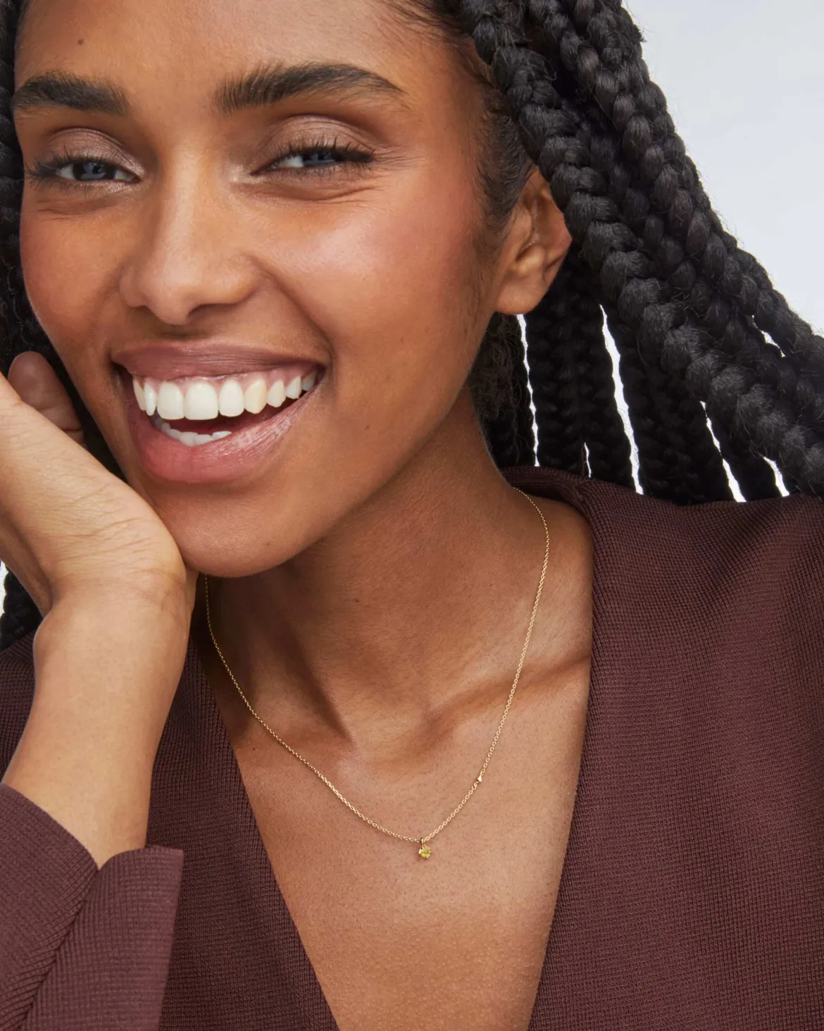 Maisie 18k Gold Vermeil August Pendant Necklace