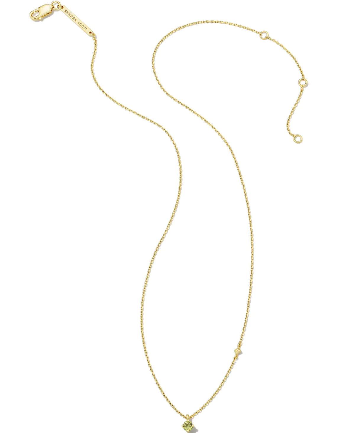 Maisie 18k Gold Vermeil August Pendant Necklace