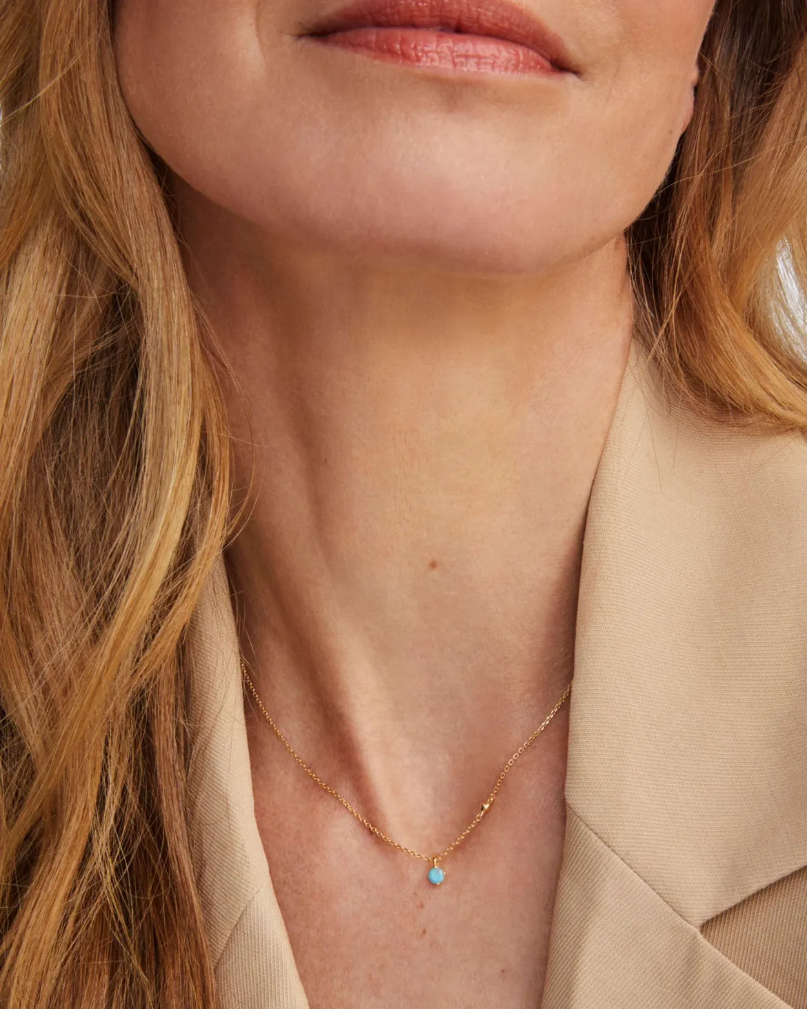 Maisie 18k Gold Vermeil December Pendant Necklace