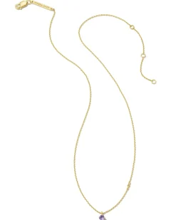 Maisie 18k Gold Vermeil February Pendant Necklace