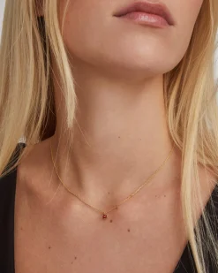 Maisie 18k Gold Vermeil January Pendant Necklace