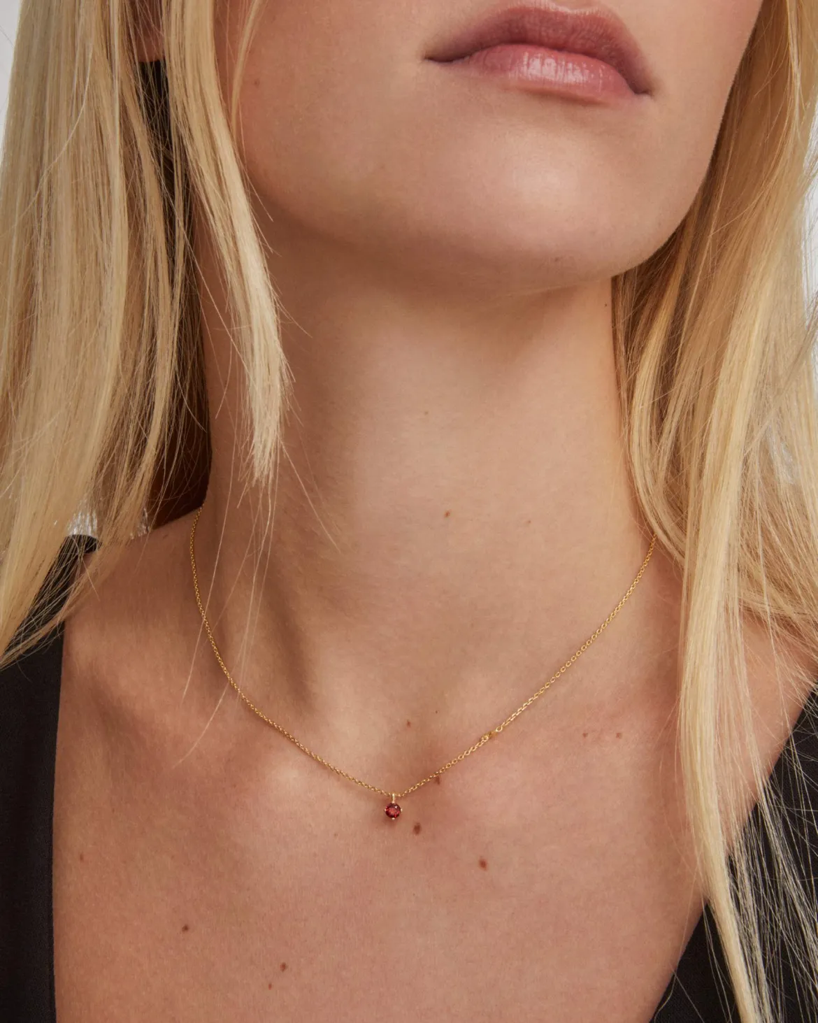 Maisie 18k Gold Vermeil January Pendant Necklace