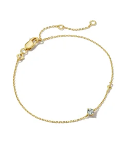 Maisie 18k Gold Vermeil March Delicate Chain Bracelet