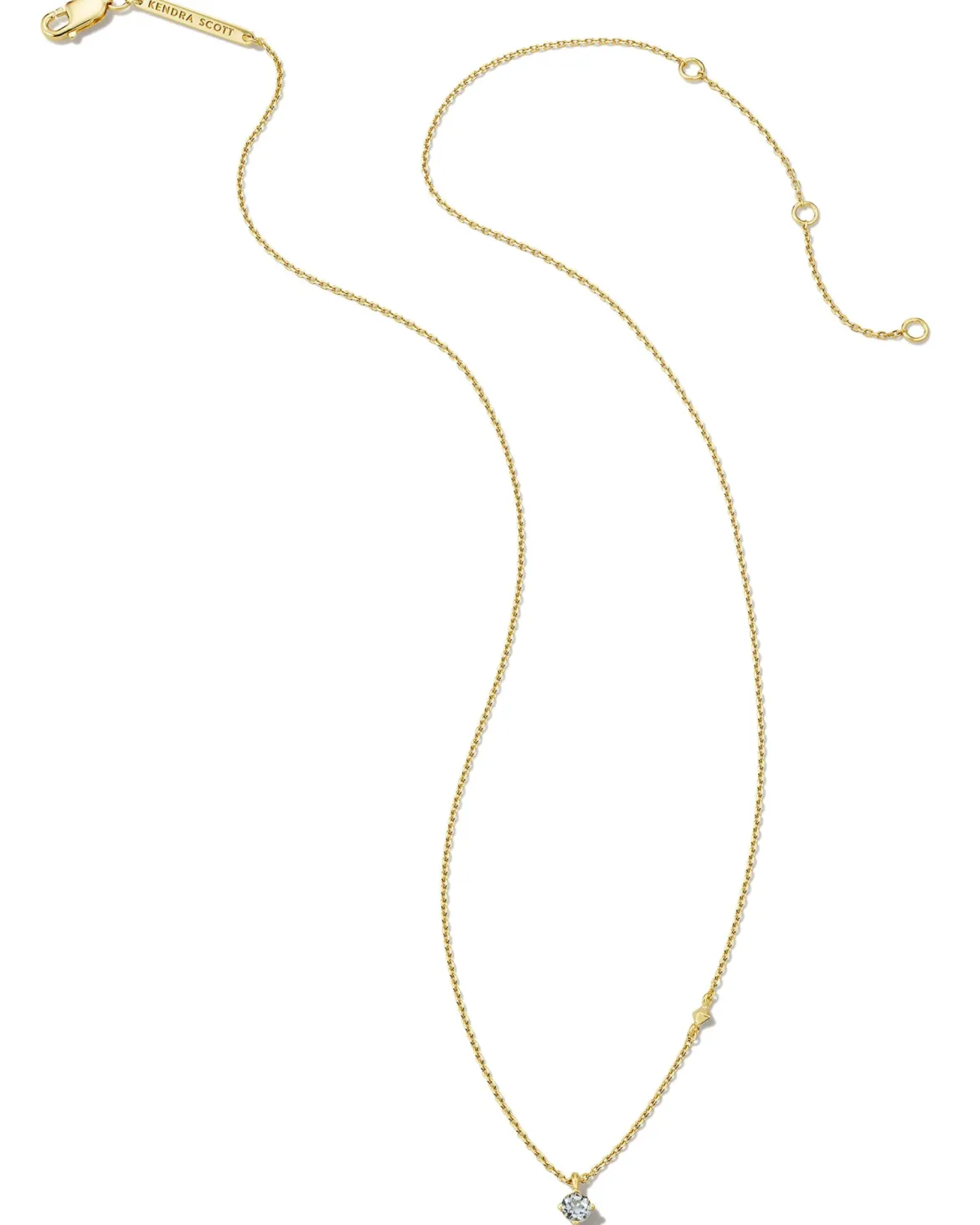 Maisie 18k Gold Vermeil March Pendant Necklace