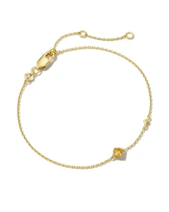 Maisie 18k Gold Vermeil November Delicate Chain Bracelet