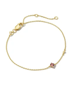Maisie 18k Gold Vermeil October Delicate Chain Bracelet