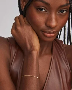 Maisie 18k Gold Vermeil October Delicate Chain Bracelet
