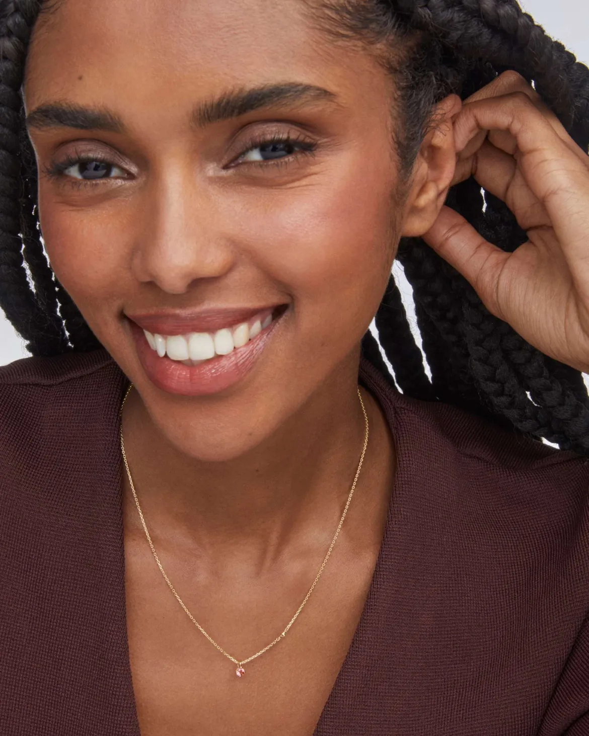 Maisie 18k Gold Vermeil October Pendant Necklace