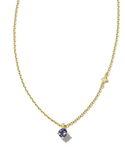 Maisie 18k Gold Vermeil September Pendant Necklace