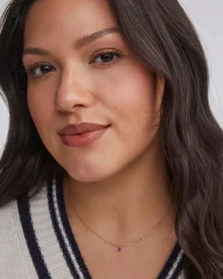 Maisie 18k Gold Vermeil September Pendant Necklace