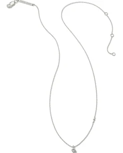 Maisie Sterling Silver April Pendant Necklace
