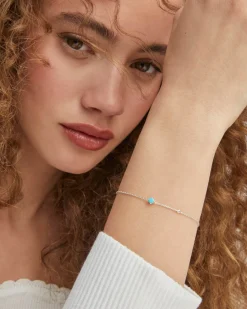 Maisie Sterling Silver December Delicate Chain Bracelet