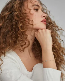 Maisie Sterling Silver December Delicate Chain Bracelet