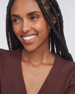 Maisie Sterling Silver December Pendant Necklace