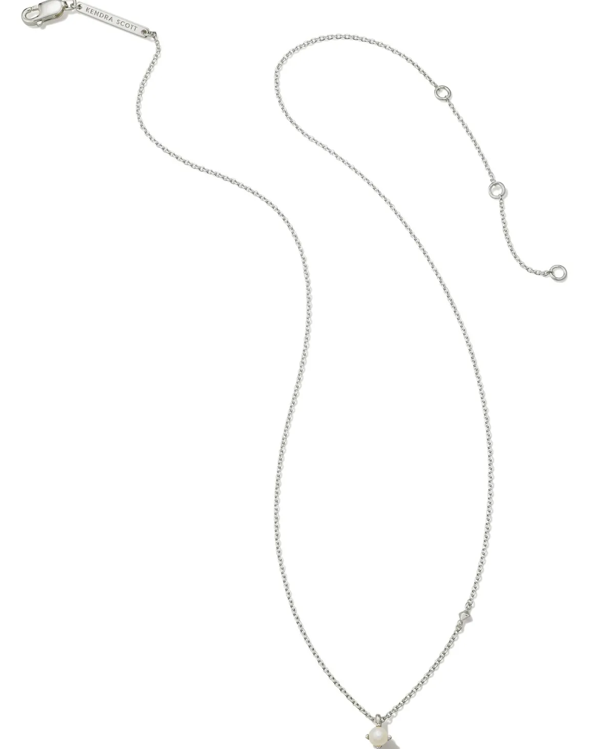 Maisie Sterling Silver June Pendant Necklace