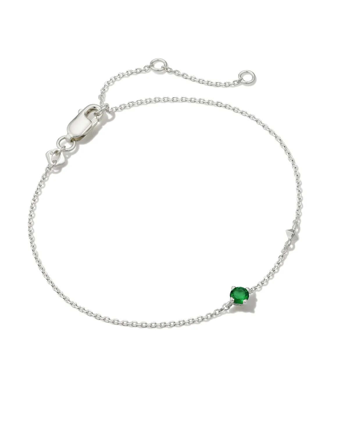 Maisie Sterling Silver May Delicate Chain Bracelet