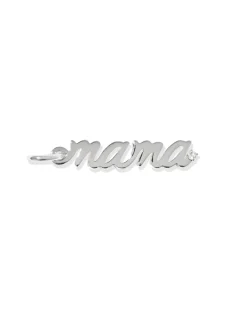 Mama Sterling Silver Sparkle Charm