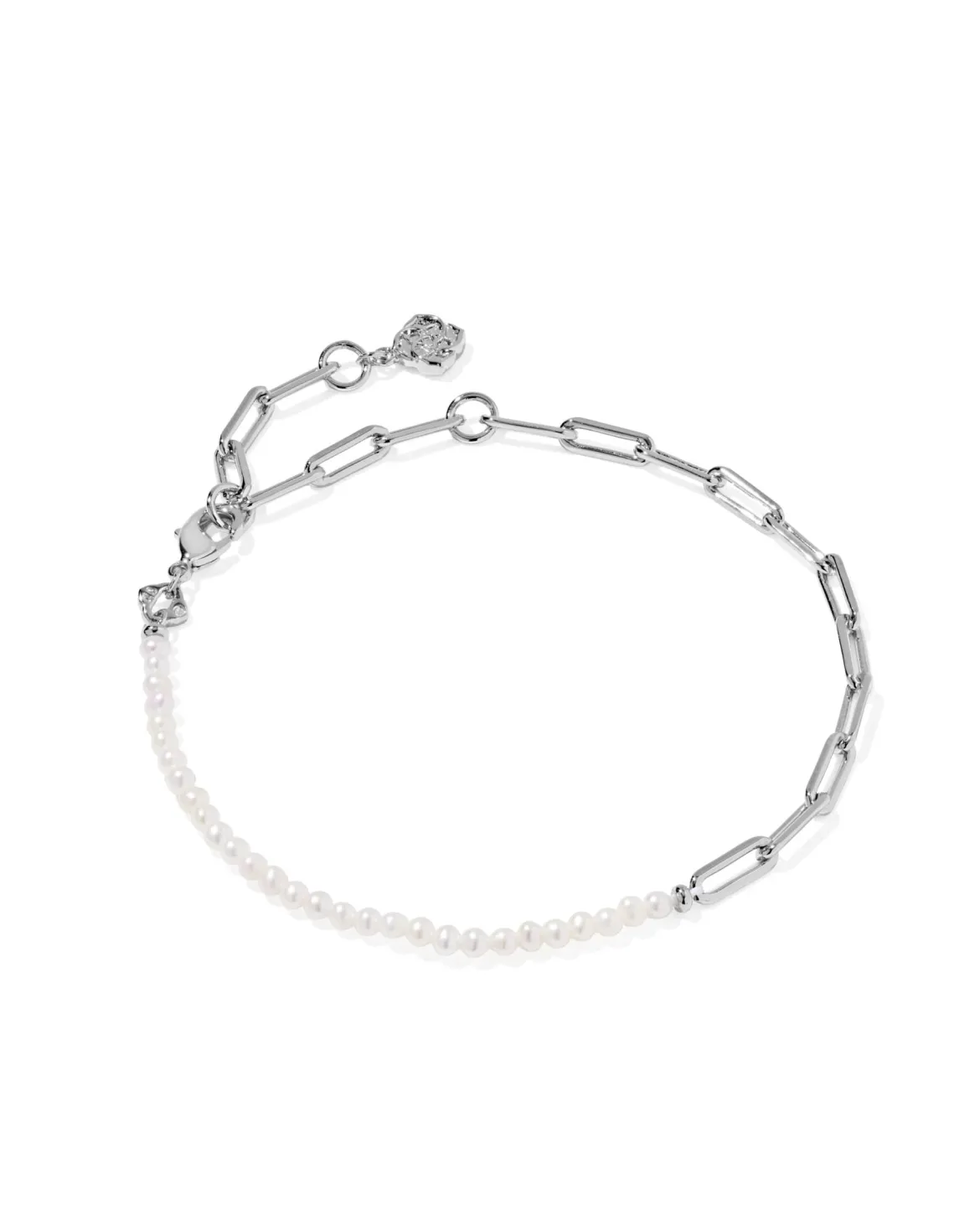Markie Silver Half Chain Bracelet