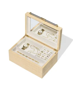 Medium Raffia Jewelry Box