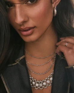Merrick Chain Necklace in Silver