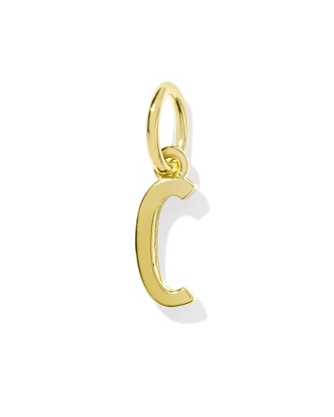 Metal Letter C 18k Gold Vermeil Charm