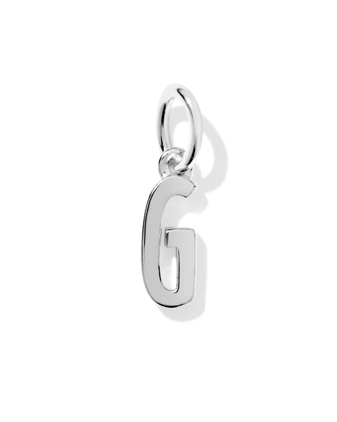 Metal Letter G Sterling Silver Charm