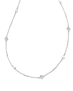 Michelle 14k White Gold Strand Necklace in Freshwater Cultured Pearl