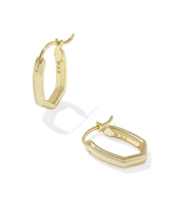 Mini Elisa and Abbie Gold Convertible Huggie Earrings
