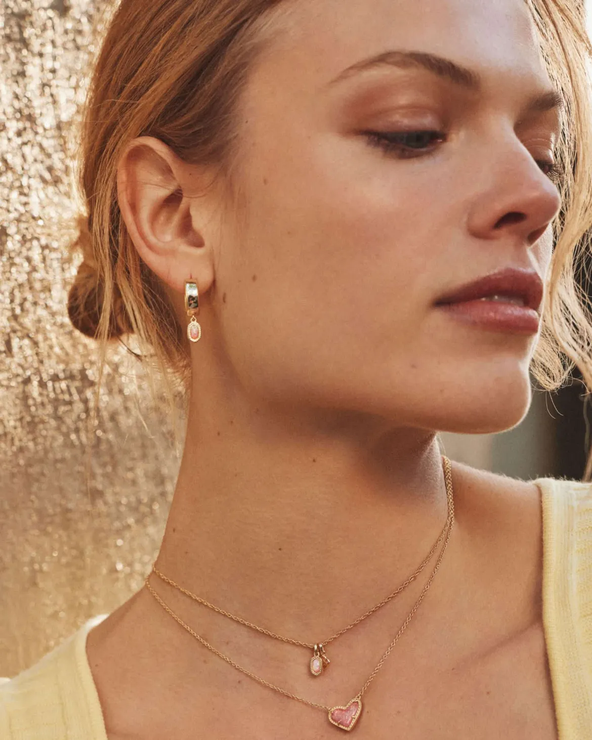Mini Elisa Dira Gold Necklace