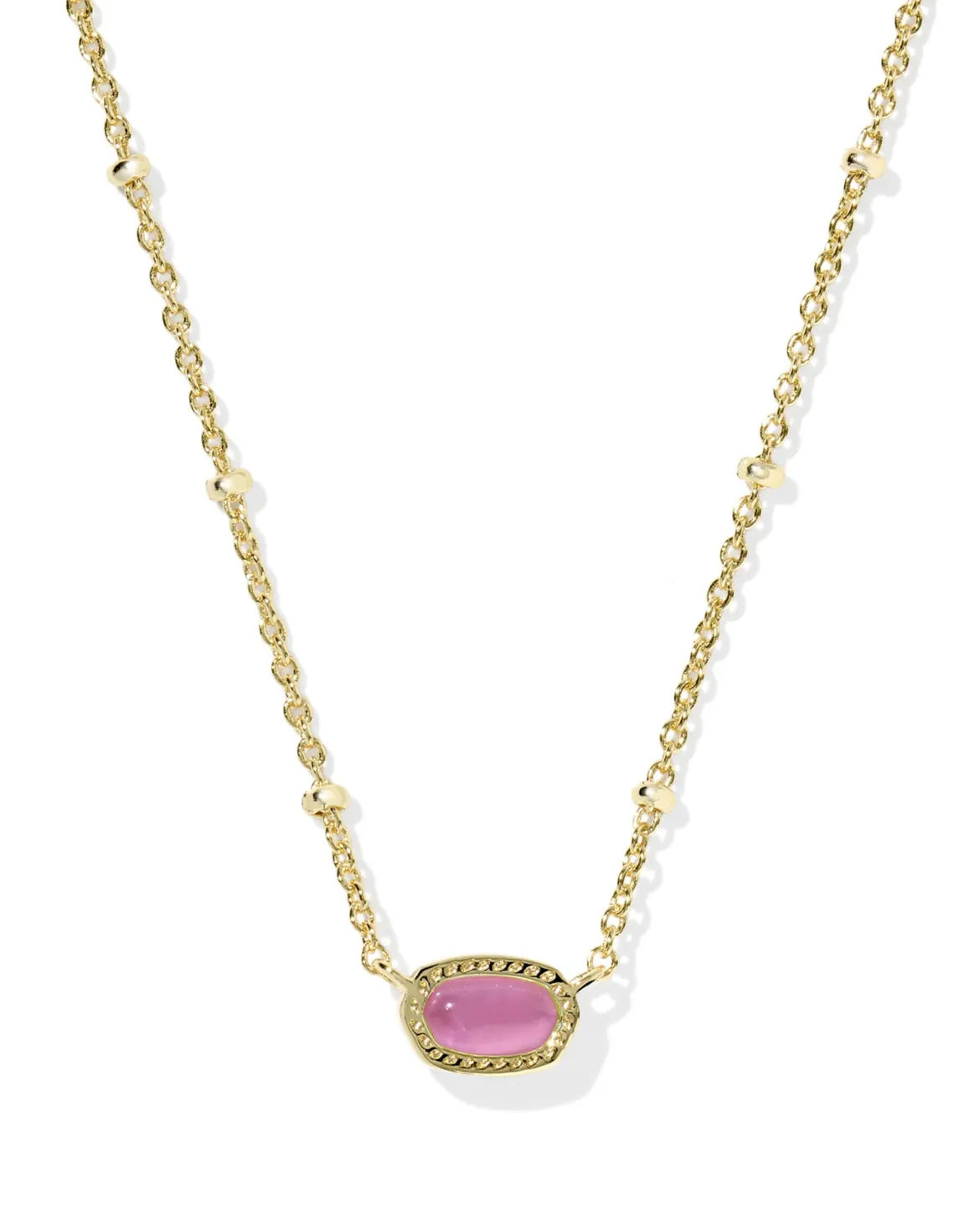 Mini Elisa Gold Satellite Short Pendant Necklace