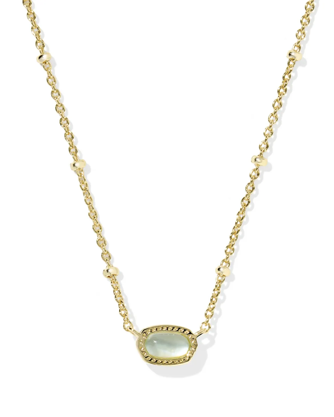 Mini Elisa Gold Satellite Short Pendant Necklace